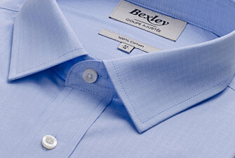 Chemise popeline  à carreaux Bleu Et Blanc - MARCILIEN