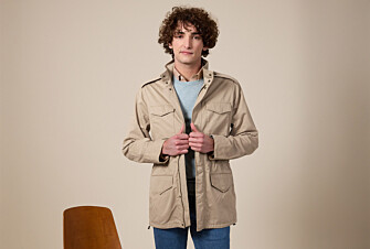 Veste de combat Beige - Coupe Ajustée - RUFINIEN