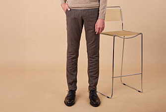 Pantalon Chino Homme - Chocolat Chiné - NEIL