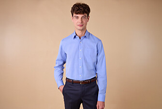 Chemise 100% coton - Bleu - MAXIRE