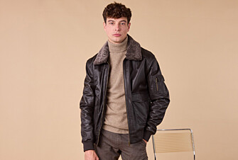 Blouson aviateur  homme Chocolat - TYLER II