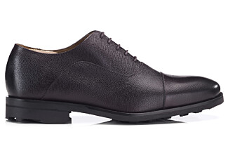 Richelieu homme en cuir grainé chocolat - GRAKLEY GOMME COUNTRY
