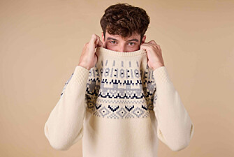 Pull col rond style islandais - Ecru - ELVAR