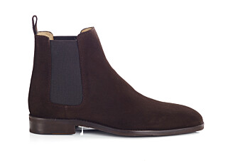 Chelsea boots homme - Velours Brun - STANHIGH GOMME
