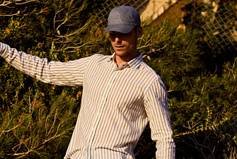 Casquette homme en Lin Bleu Acier - BRADWELL II