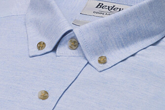 Chemise homme bleu ciel en flanelle - ROD