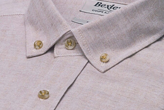 Chemise homme beige clair en flanelle - ROD