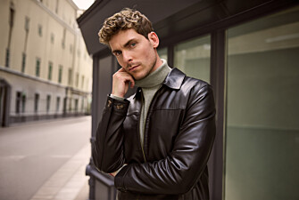 Blouson homme noir en cuir - NEESON