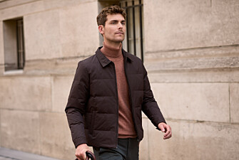 Doudoune légère homme en duvet brune - ELLIS