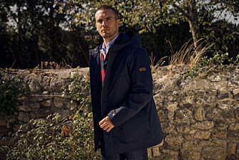 Parka homme déperlante navy à capuche - ALVEN