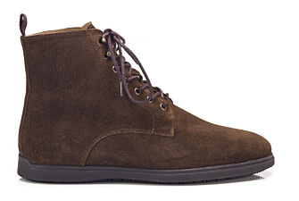 Bottine homme casual urbaine en velours chocolat - HIALEAH