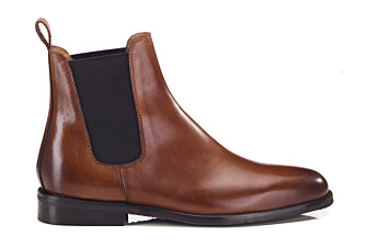 Chelsea boot homme cuir patiné châtaigne - FLAGER CLASSIC GOMME