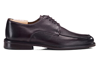Derby homme en cuir grainé chocolat - HUTTON GOMME