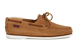 Chaussures bateau homme - Nubuck Camel - TRAWLER