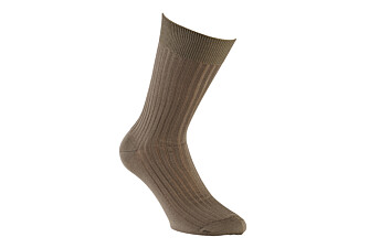 Chaussettes ville homme fil d’Écosse Taupe