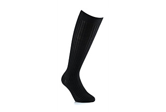 Chaussettes hautes homme fil d’Écosse Noir