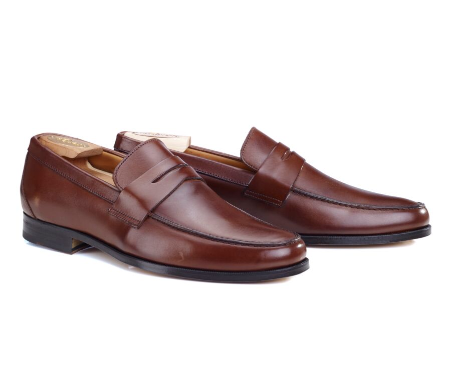 Mocassin homme cuir Chocolat - DAVIES