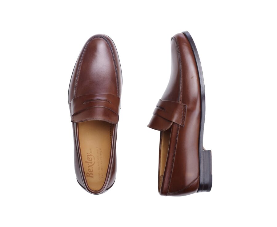 Mocassin homme cuir Chocolat - DAVIES