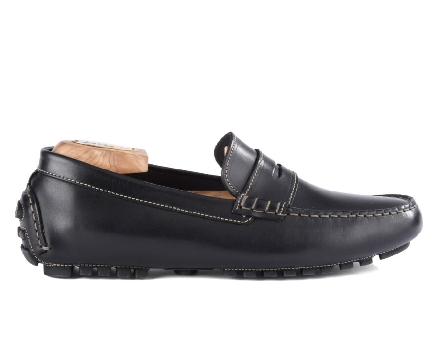 Mocassin été homme cuir Noir - FERGUSON