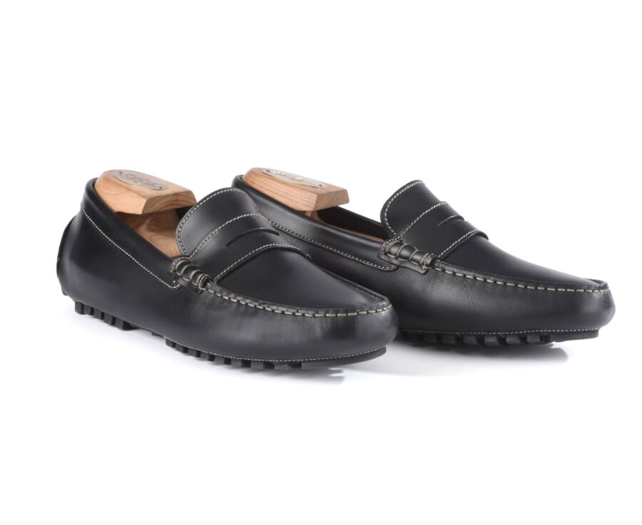 Mocassin été homme cuir Noir - FERGUSON