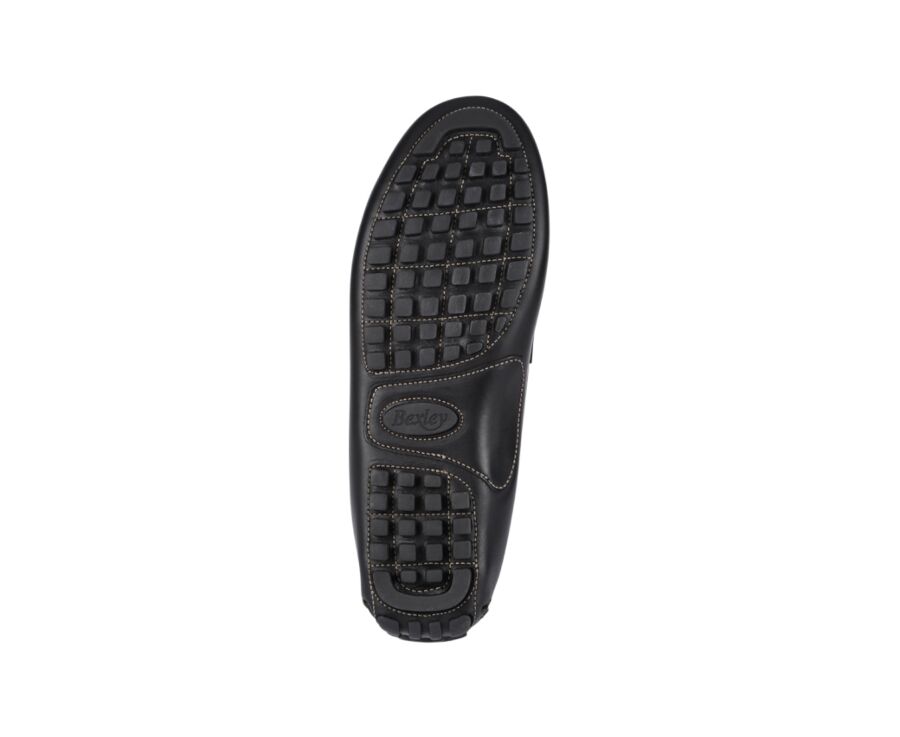 Mocassin été homme cuir Noir - FERGUSON