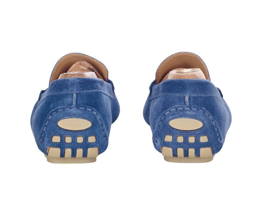 Mocassin été homme Velours Bleu Indigo - FERGUSON