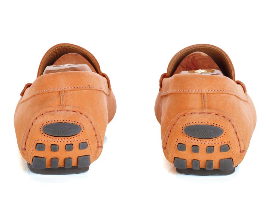 Mocassin été homme Velours Mandarine - FERGUSON