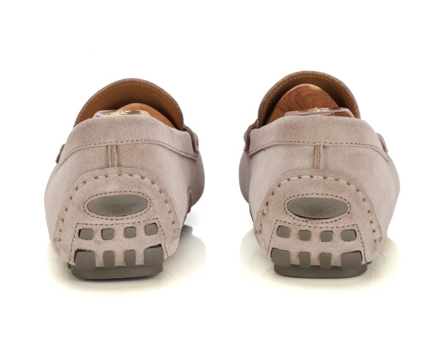 Mocassin été homme Velours Greige - FERGUSON