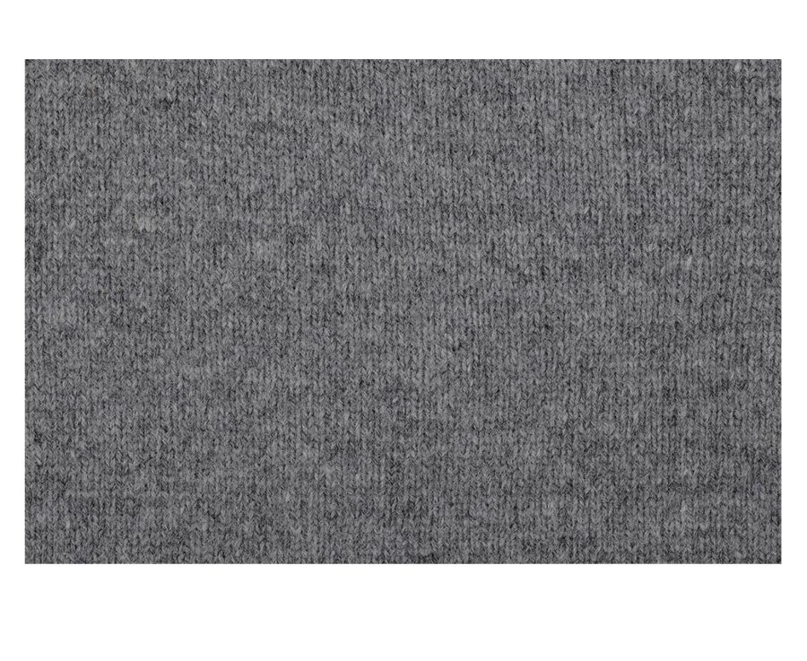 Pull col zippé homme laine Gris Chiné - KENNETH