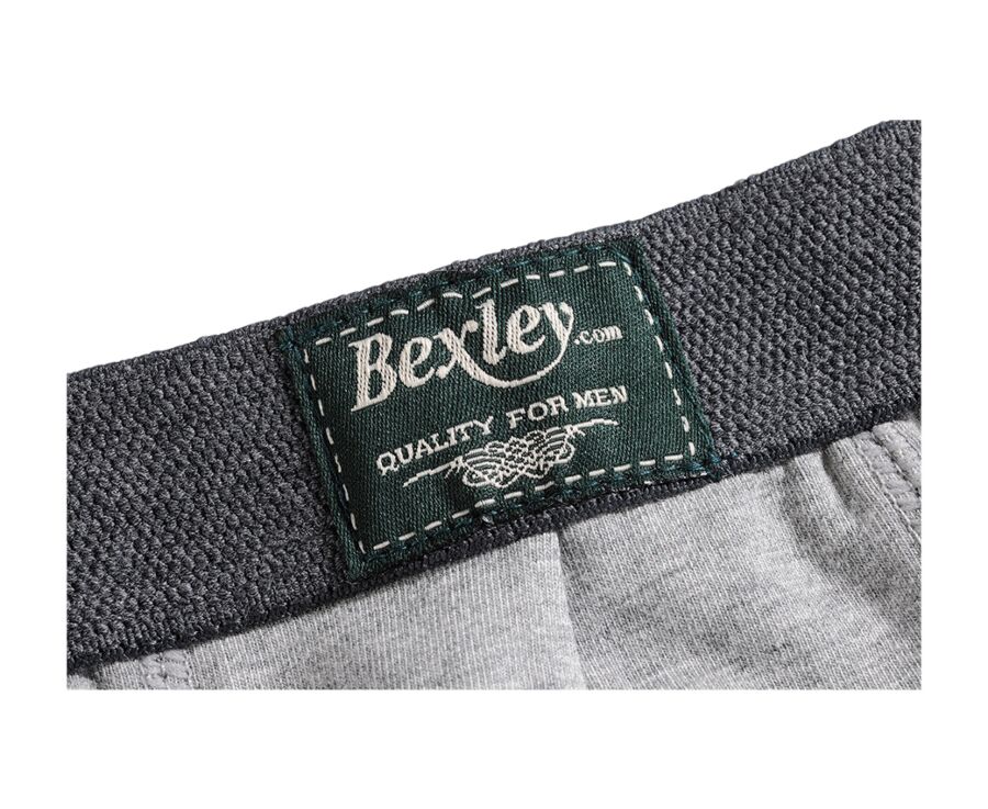 Boîte de 2 boxers homme Gris Chiné - ELLIOT