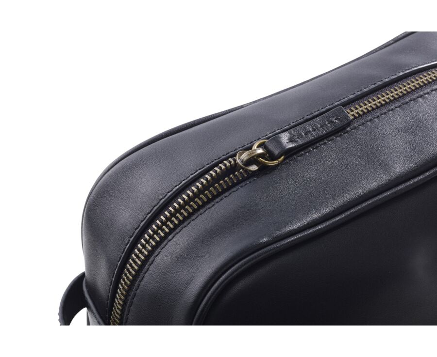 Trousse de voyage en Cuir Noir