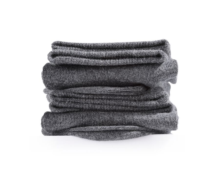 Chaussettes homme coton Anthracite