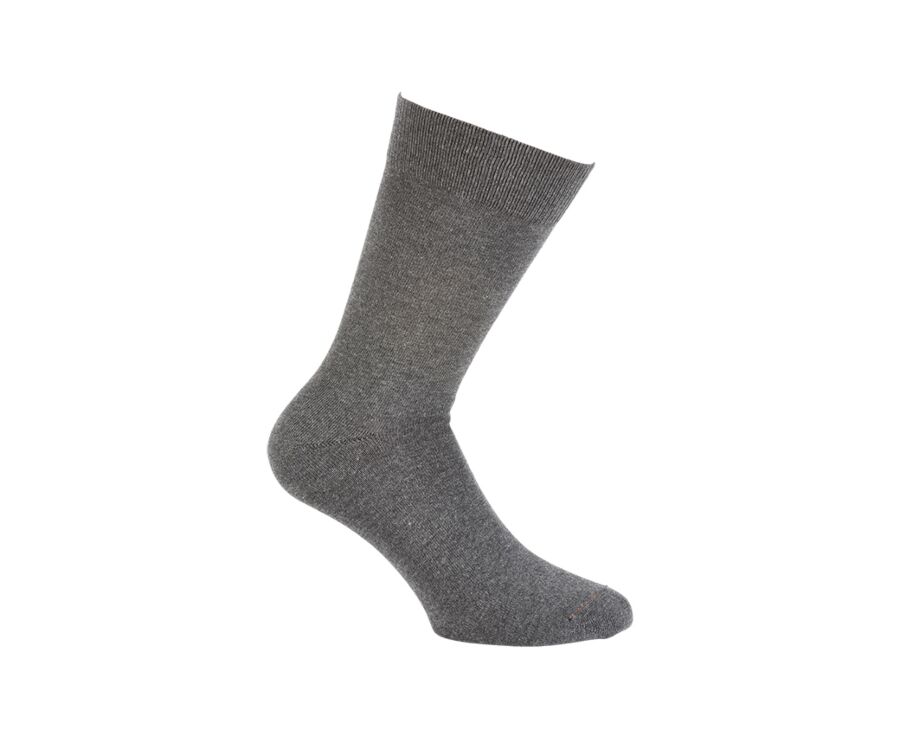 Chaussettes homme fines coton Anthracite