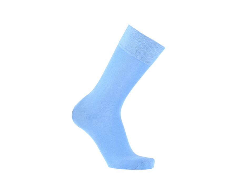 Chaussettes homme fines coton Bleu Ciel