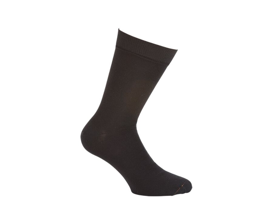 Chaussettes homme fines coton Noir