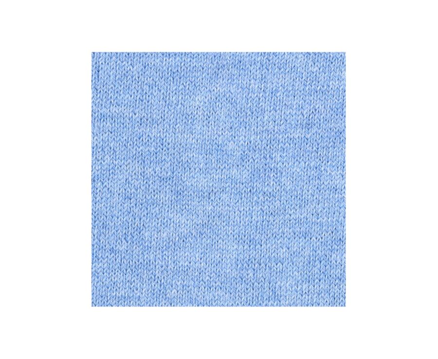 Chaussettes homme fines coton Bleu Chiné