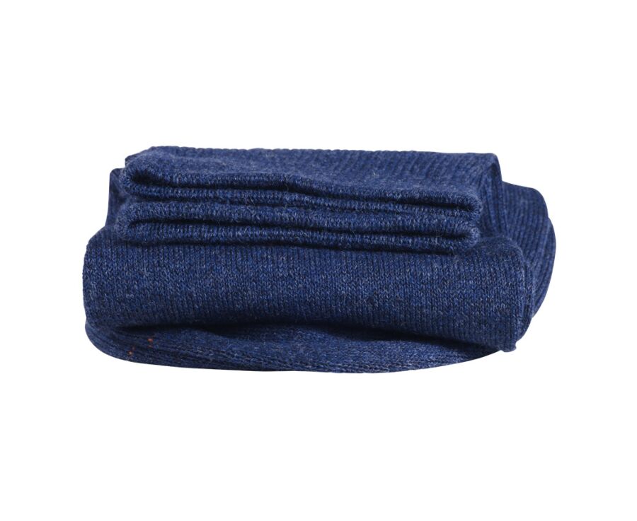 Chaussettes homme fines coton Bleu foncé