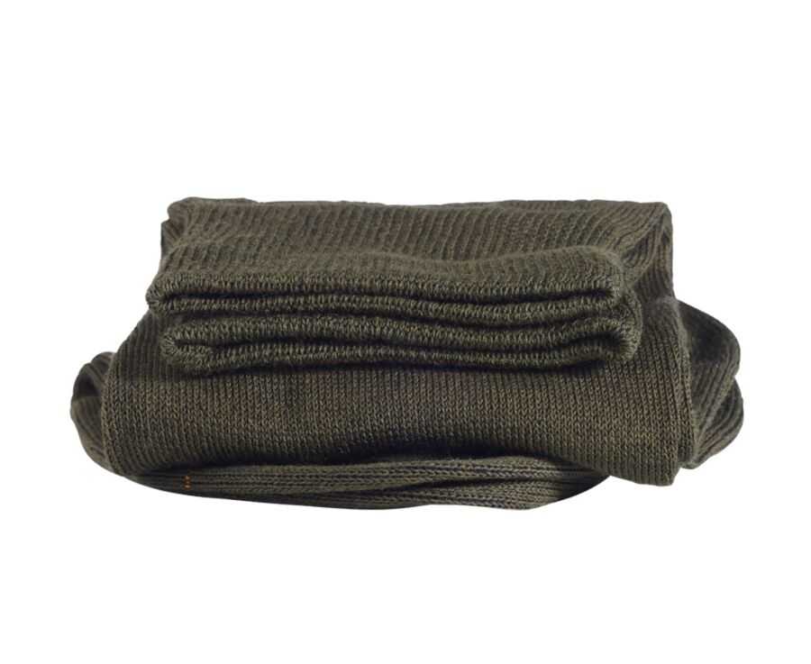 Chaussettes homme fines coton Vert