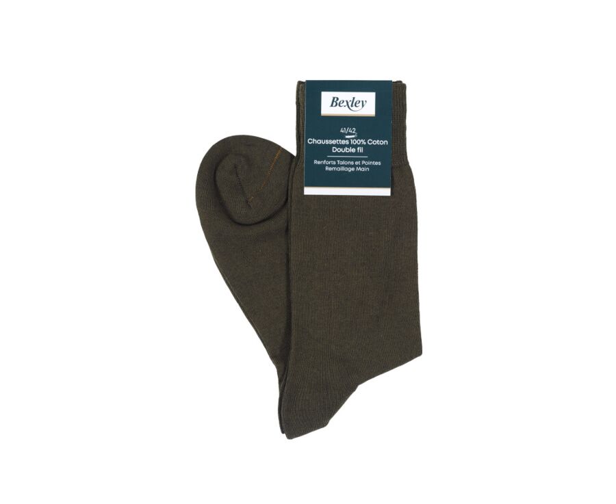 Chaussettes homme coton Vert