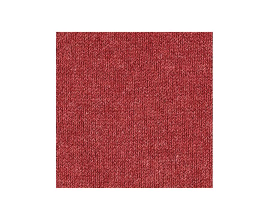 Chaussettes homme coton Rouge Chiné