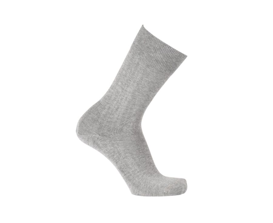 Chaussettes homme coton Gris Clair Chiné