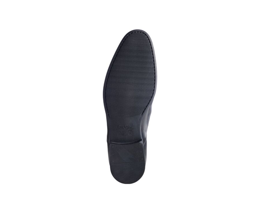 Richelieu homme Noir semelle gomme - LENNOX GOMME URBAN