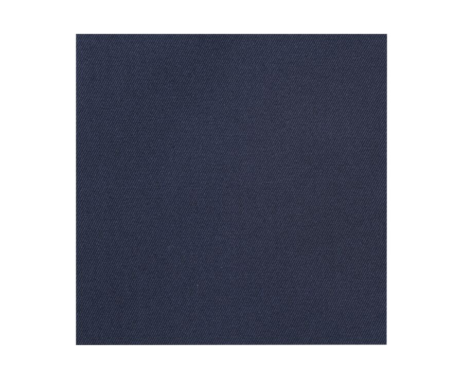 Chemise navy 100% coton - Col américain - ALVIN