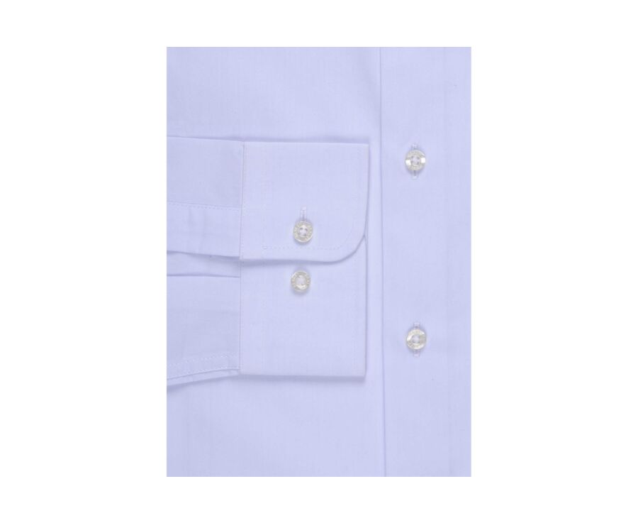 Chemise bleu pâle coton - Col français - LOUIS CLASSIC