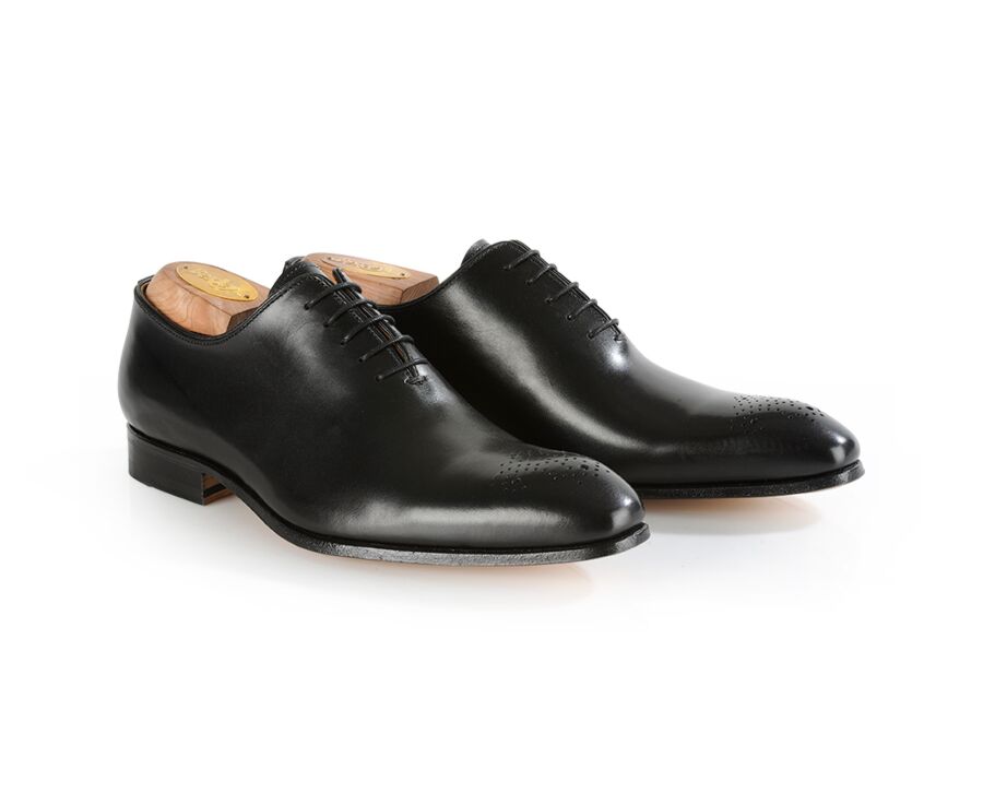 Richelieu homme Noir semelle cuir - THORNBURY