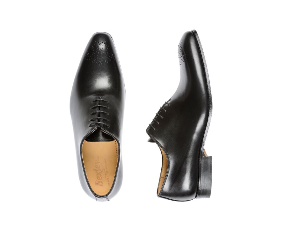 Richelieu homme Noir semelle cuir - THORNBURY