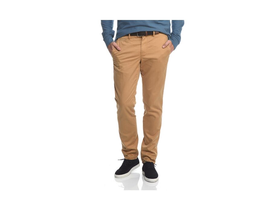 Pantalon chino homme Tabac - NIGEL