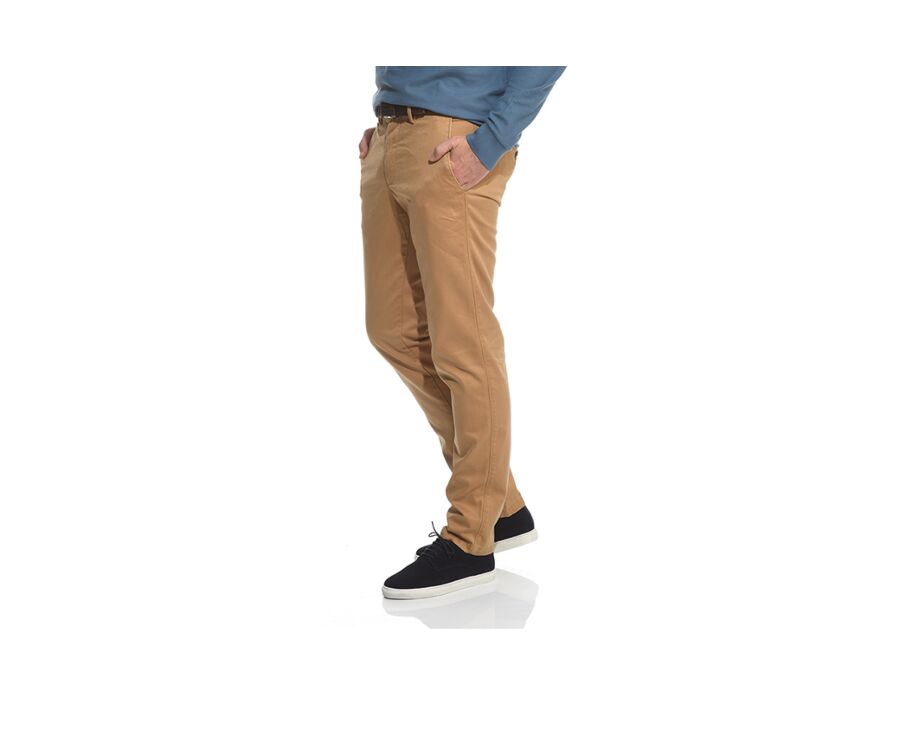 Pantalon chino homme Tabac - NIGEL