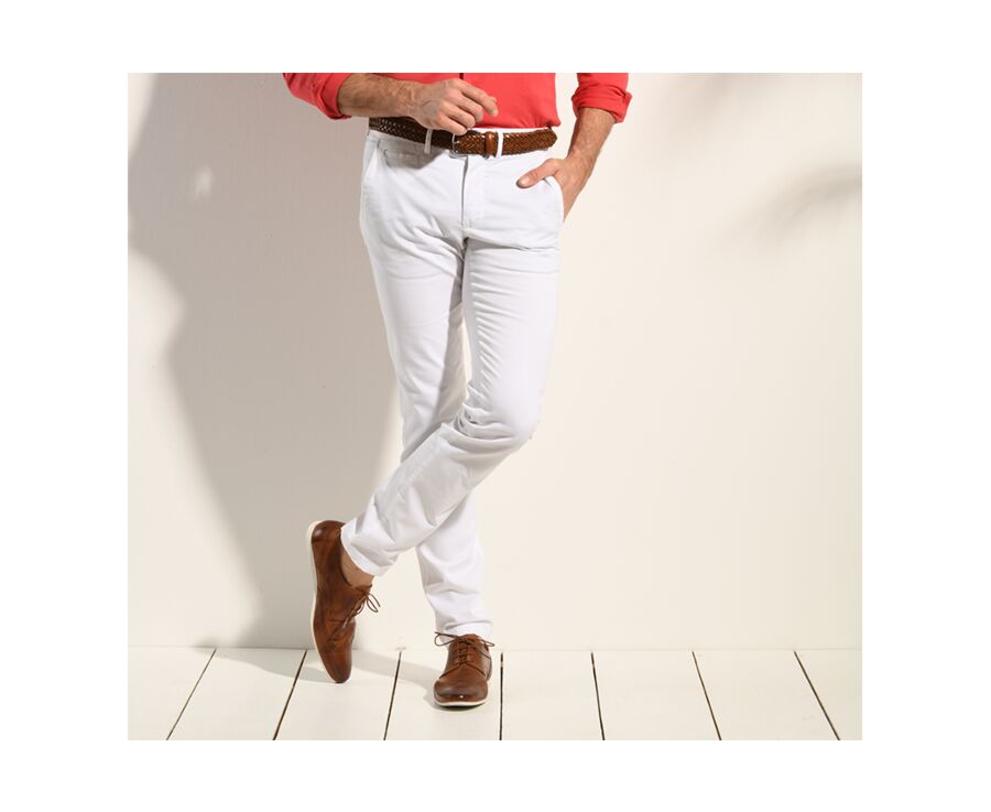 Pantalon chino homme Blanc - KYRK
