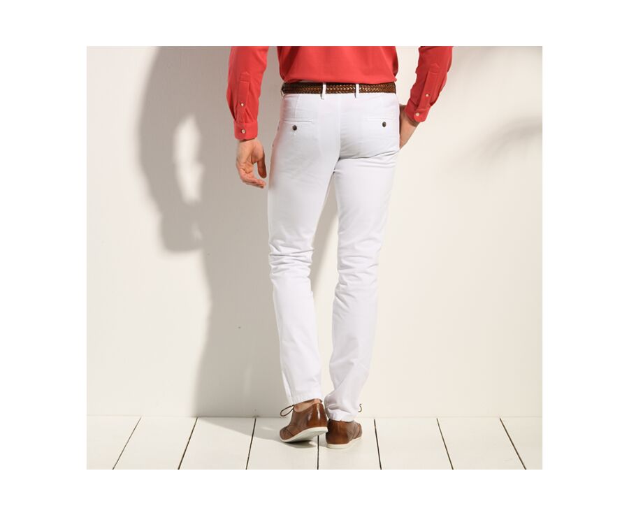 Pantalon chino homme Blanc - KYRK